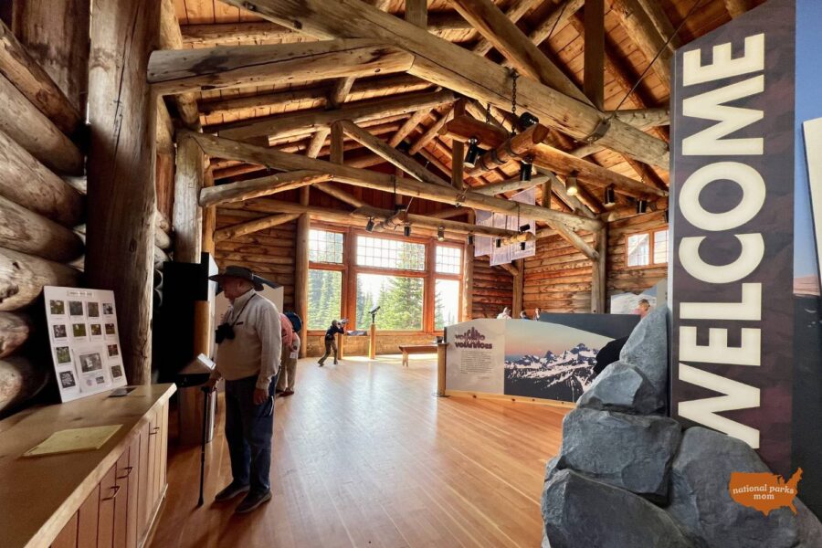 inside Sunrise Visitor Center, Mt. Rainier NP