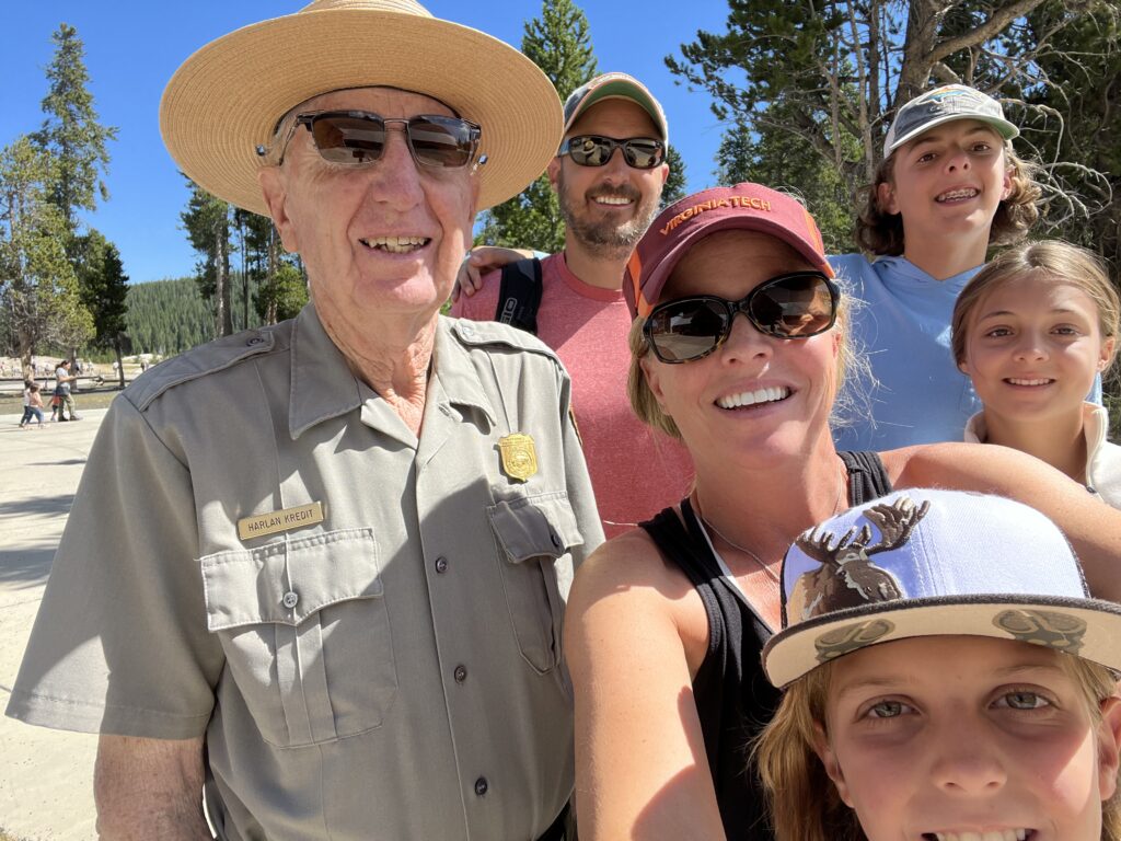 family with an NPS park ranger
