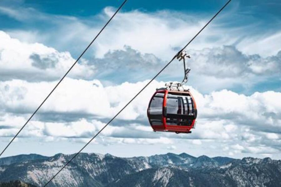 scenic gondola at Crystal Mountain resort, Washington